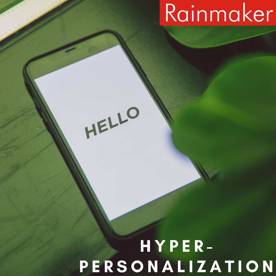 In 2023, hyper-personalization has taken center stage. 
Personalized content for brands enhances customer relationships, increases brand loyalty, and drives revenue.

#rainmakerdigital #digitalmarketingagency #ContentMarketing #personalizedcontent