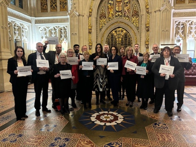 #WeRemember #HolocaustMemorialDay #HMD2024 @LadyBasildon @LordRoyKennedy @Lord_Collins with Shadow Ministers & Whips from our Frontbench team. @WorldJewishCong @HMD_UK @HolocaustUK @BoardofDeputies @JLC_uk @TheAJR_ @JewishChron @JewishNewsUK