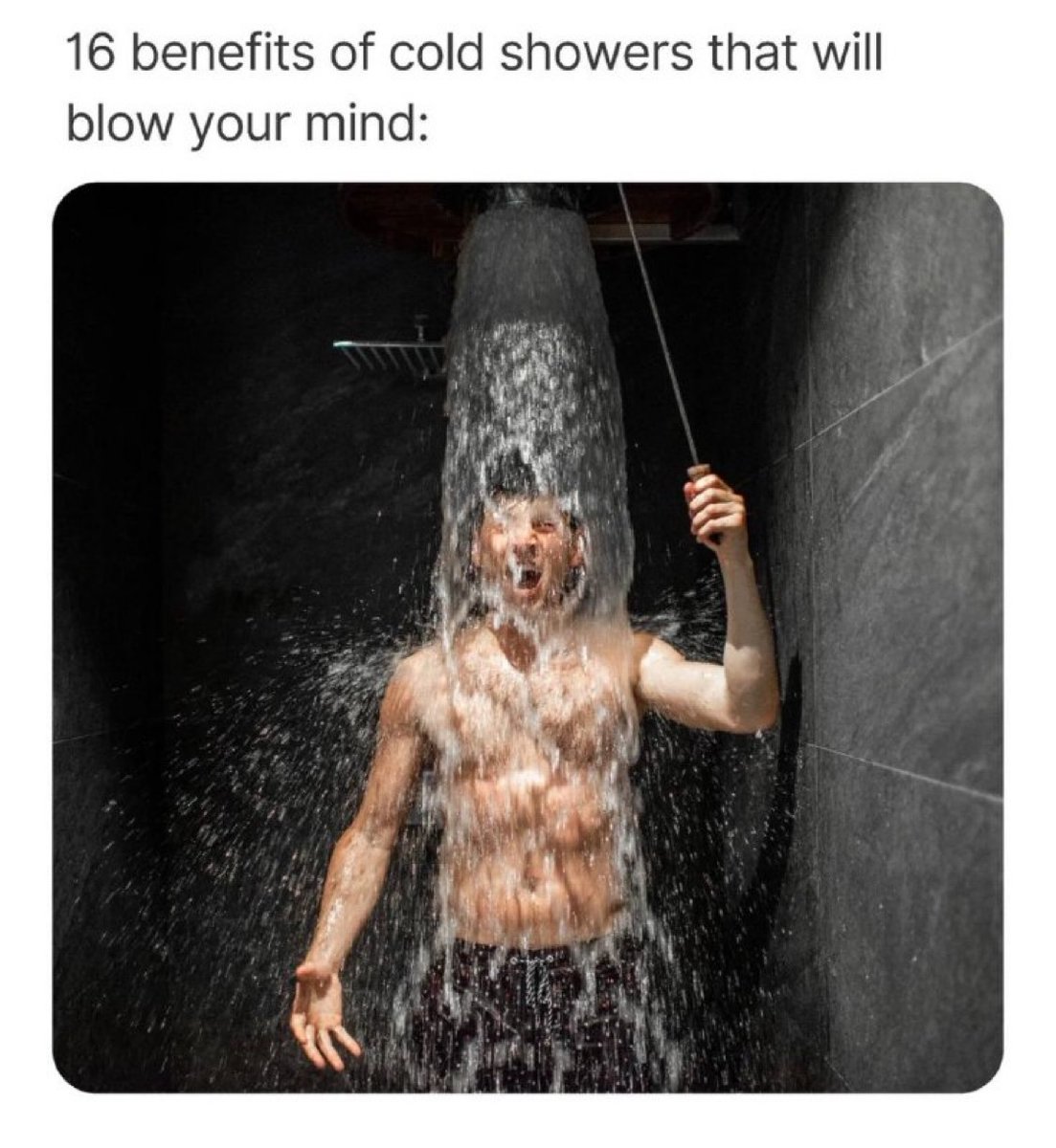 16 BENEFITS OF COLD SHOWERS THAT WILL BLOW YOUR MIND: