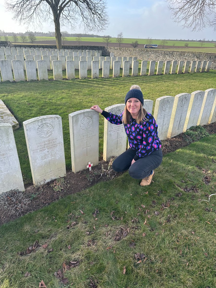 On the Battlefields tour, Mrs Witherwick meets her Great Great Uncle for the first time.