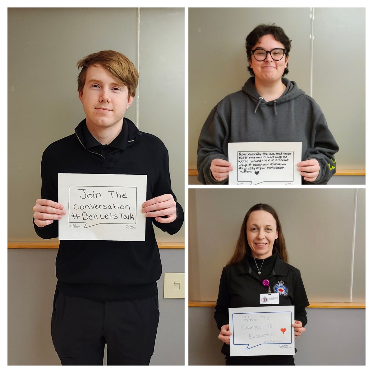 OwenSoundPolice's tweet image. #BellLetsTalk Day. We all know someone who is struggling &amp;amp; we need to be prepared to help. Don't be afraid to ask 4 help. Supports are available.  @cmhagb @weRpossibility @wesforyouth37 @KidsHelpPhoneIt It is ok 2 reach out.
@ChiefAmbroseOSP @JFluneyOSPS @Insp_DBishop @OSPApres