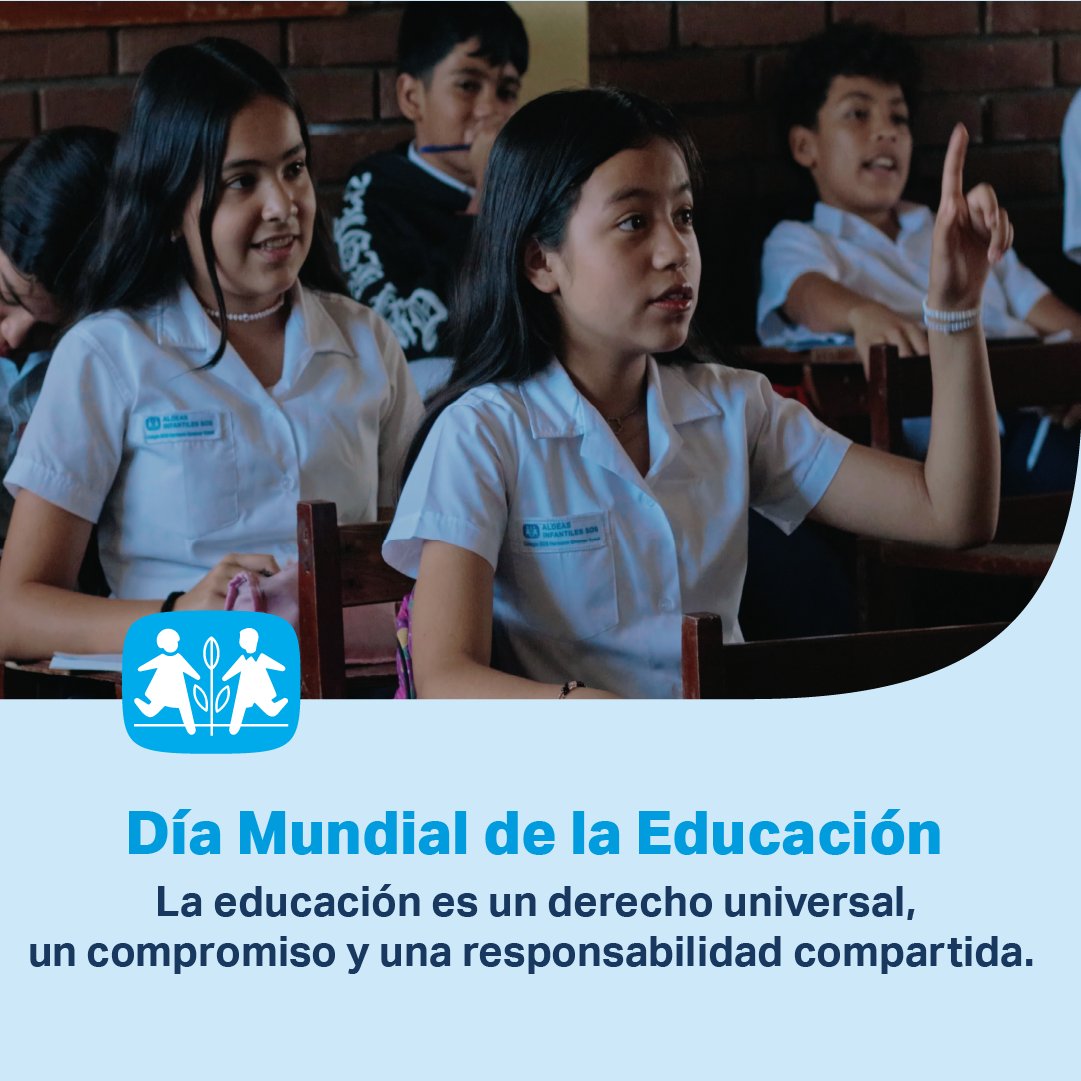 En el Día Mundial de la Educación reconocemos el poder que tiene  para transformar vidas,la importancia para erradicar la pobreza y promover la igualdad de género reduciendo la desigualdad. 

Por ello rectificamos el compromiso de fomentar la educación para una sociedad más justa
