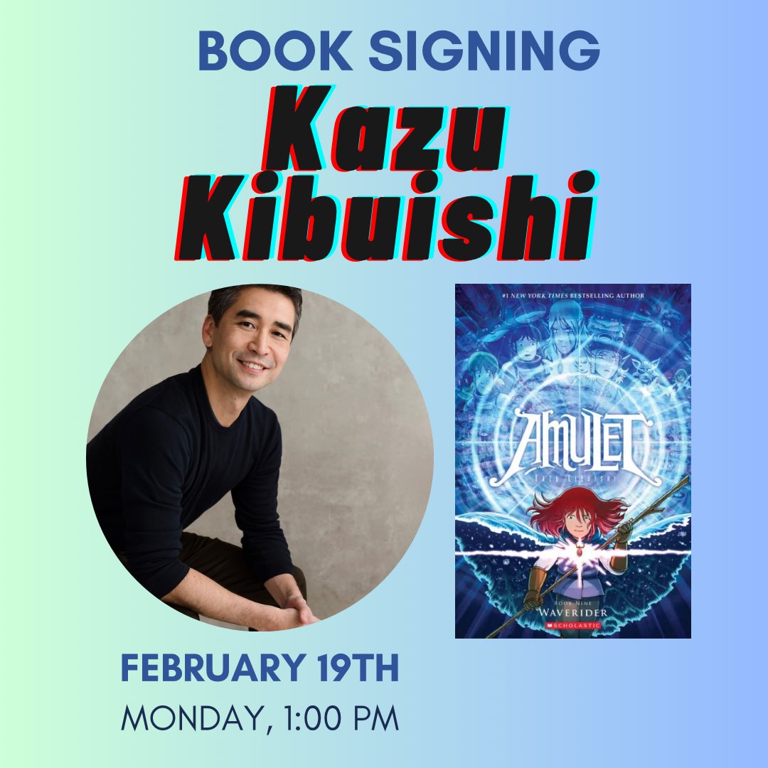 Set your calendar for February 19th at 1 pm! 

This will be a wristband event, meaning that upon purchasing a copy of “Waverider” in store, you will receive a wristband which will be your way into the event.

#bnevents #authorsigning #childrensbooks #graphicnovelseries #njevents