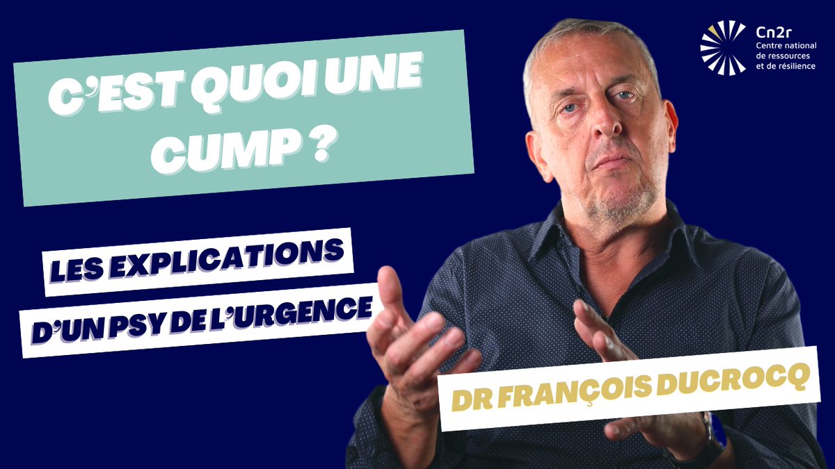 🤔 C'est quoi une CUMP ? Lors d'un évènement de grande ampleur, une cellule d'urgence médico-psychologique peut être déployée. Comment s'organise telle ? Réponse avec Dr François Ducrocq, psychiatre au <a href="/CHU_Lille/">CHU de Lille</a> et coordinateur national adjoint des CUMP : youtube.com/watch?v=iIissC…