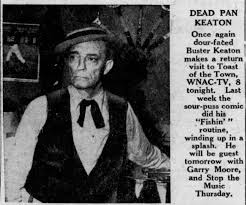 BusterKGifs's tweet photo. Here is a post shared by @BusterKeatonSoc on Facebook - This Day in Buster…November 12, 1950, The Boston Globe lets us know... his second appearance on #ToastOfTheTown with Ed Sullivan. https://t.co/x4WBf9zz3I