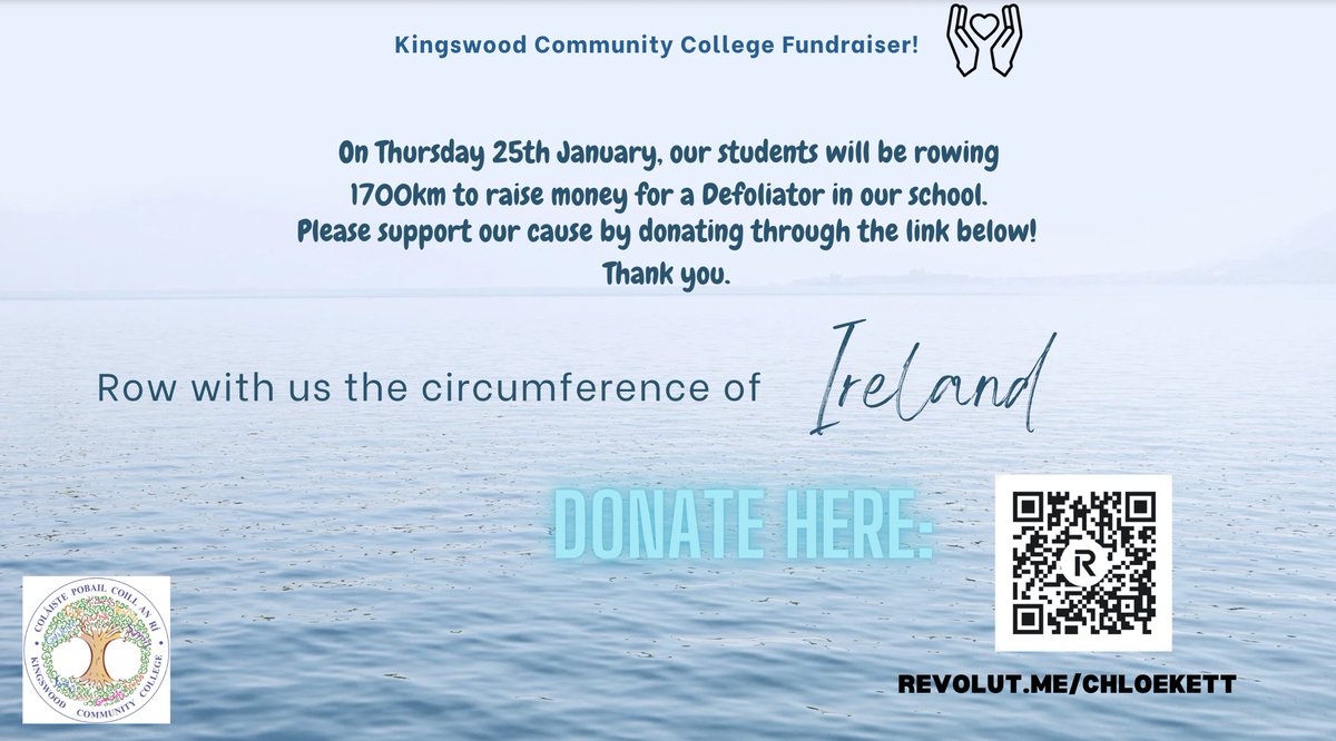 Oide Chloe (@oidechloe) on Twitter photo Prepared for tomorrow! Donations can be made through this link; revolut.me/chloekett Helping us raise money for a new Defibrillator in our school! <a href="/Kingswoodcc16/">Kingswoodcc</a> <a href="/ddletb/">Dublin & Dún Laoghaire ETB</a> Prepared for tomorrow! Donations can be made through this link; revolut.me/chloekett Helping us raise money for a new Defibrillator in our school! <a href="/Kingswoodcc16/">Kingswoodcc</a> <a href="/ddletb/">Dublin & Dún Laoghaire ETB</a>
