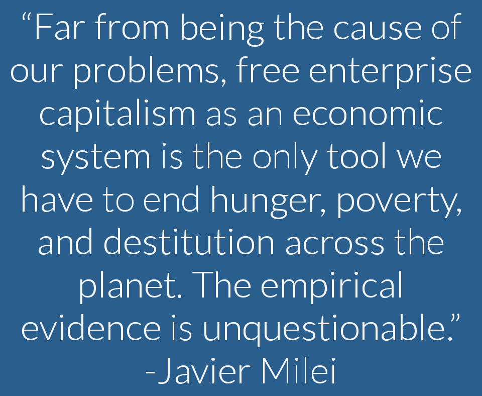 The truth shall set us free! #Milei #poverty #Argentina #freemarket #capitalism #libertarian