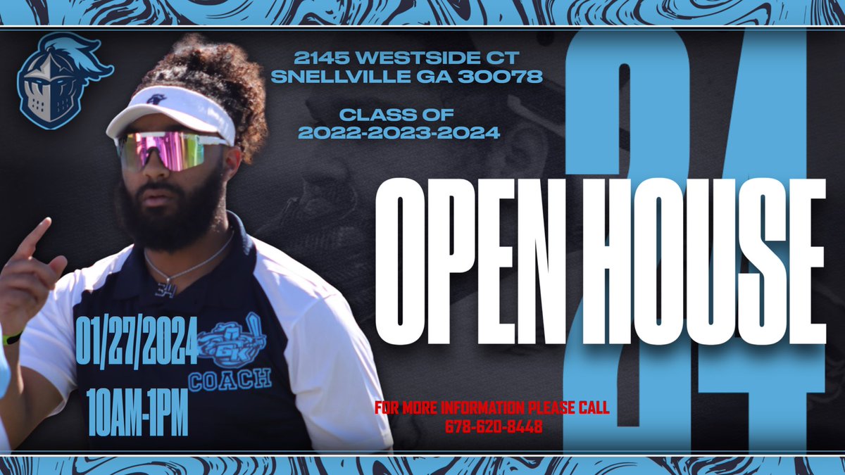Looking for another opportunity, see what Georgia Knights has to offer! Another open house coming up! #ChangetheCulture #Classof2024 @GeorgiaKnights1