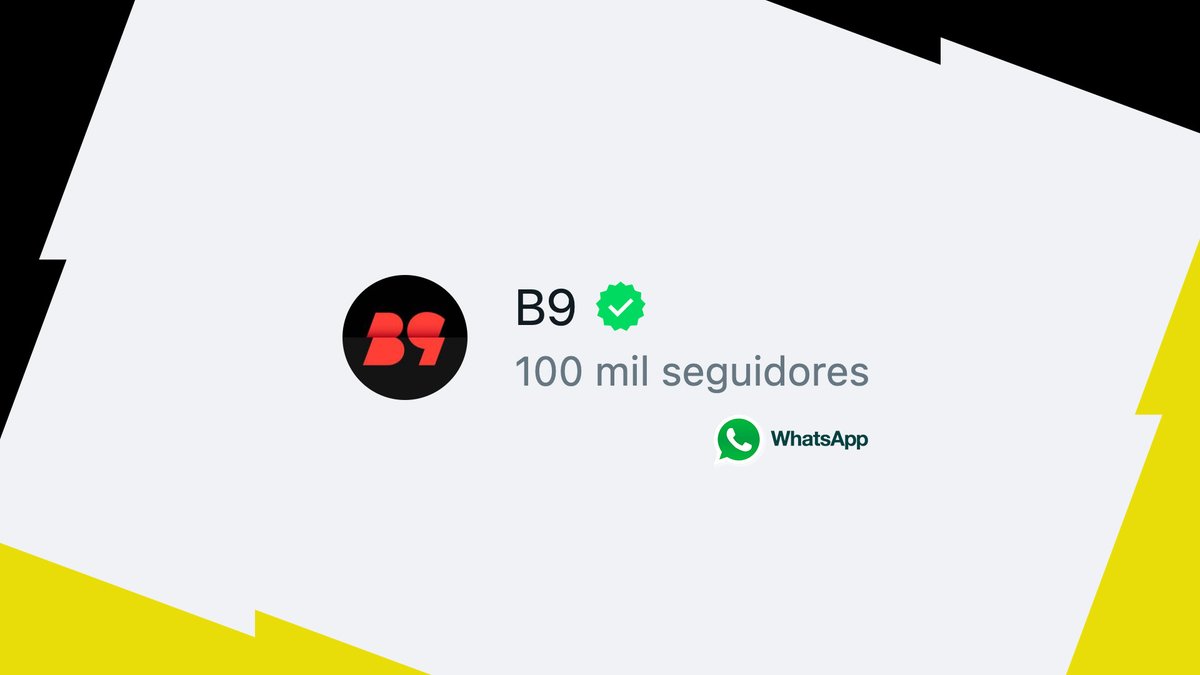 brains9's tweet photo. 🥳 Nosso canal no WhatsApp já bateu os 100k seguidores.

Só falta você 😊

👉 https://t.co/v0Zxu8E2H6 https://t.co/YrGTxh5N3W