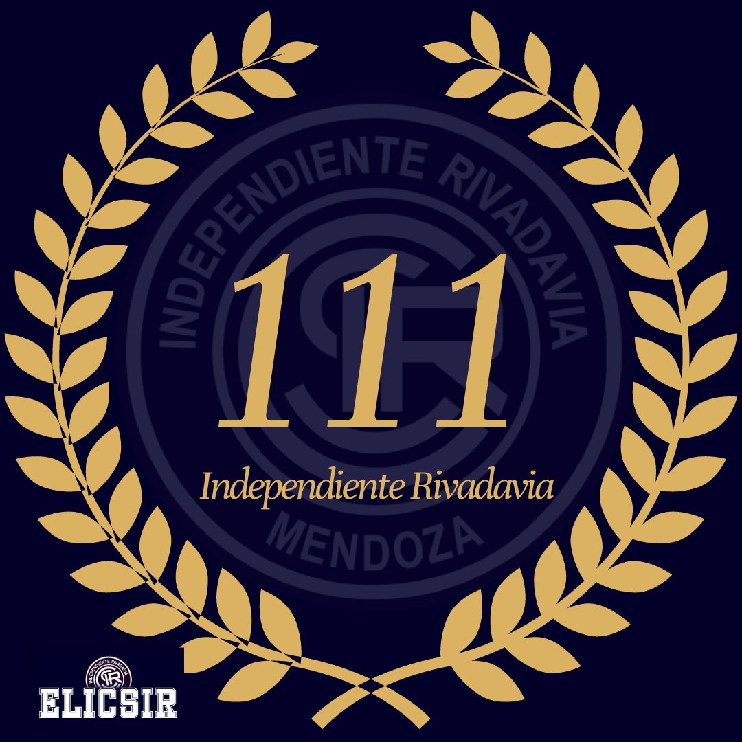 Elicsircd's tweet photo. ¡Felices 111 años Lepra!
Ahora, comienza a ampliarse nuestra historia de Primera.
#ELICSIR
#IndependienteRivadavia
#LepradePrimera https://t.co/judmz7l5TI