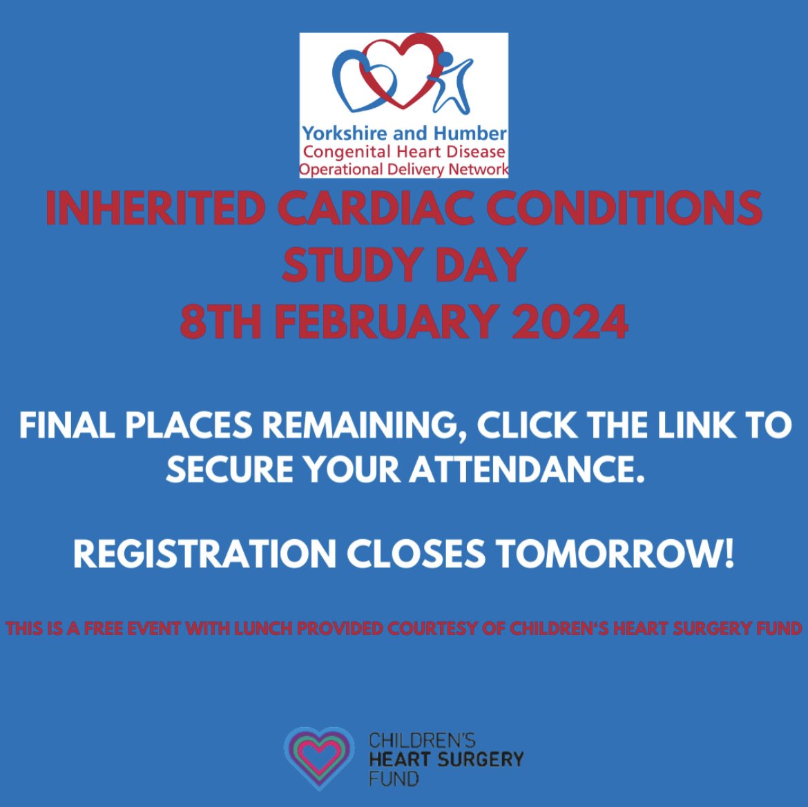 LAST CALL TO REGISTER! CLICK THE LINK BELOW TO SECURE YOUR PLACE ⬇️⬇️ ⬇️⬇️⬇️⬇️⬇️⬇️⬇️⬇️⬇️⬇️⬇️
forms.gle/pGsGVdYHfhysYU…