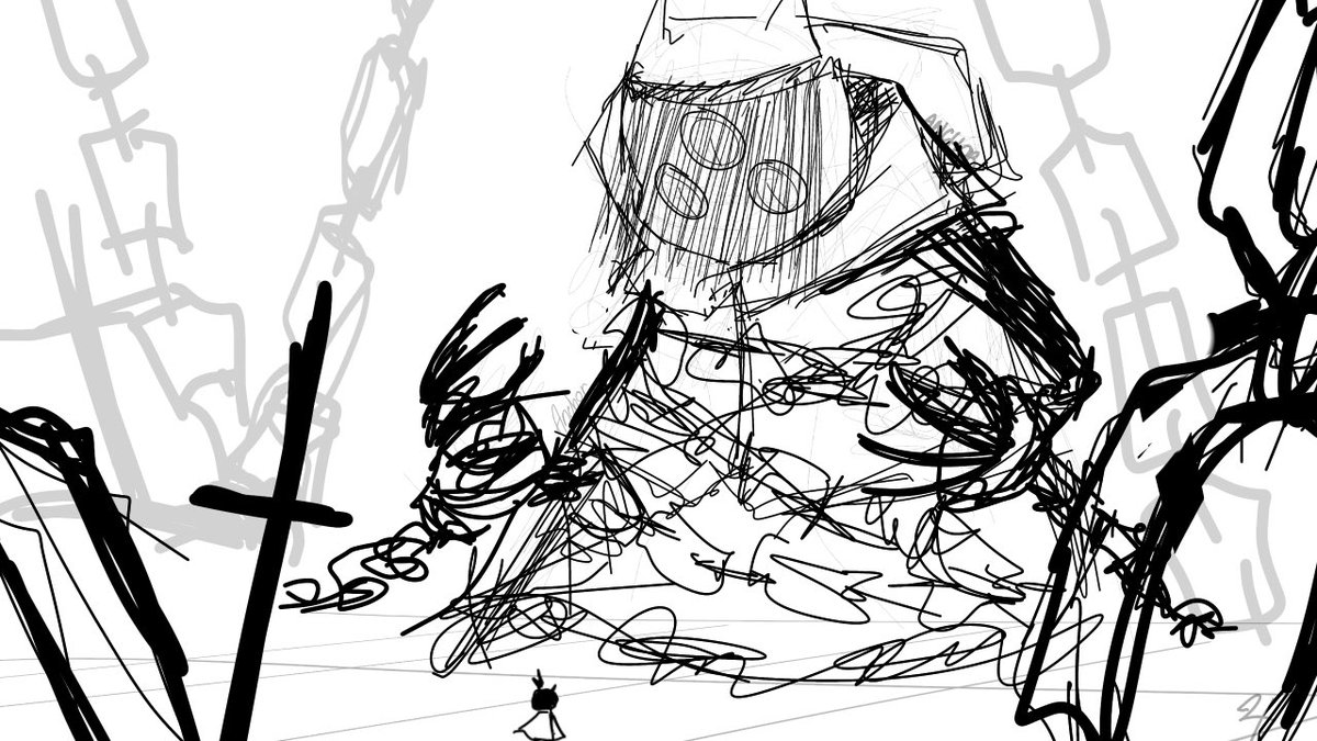 AnchoringY's tweet photo. One Who Waits fanart :D 
#cultofthelambfanart #CultoftheLamb #WIP https://t.co/pejO2I6jH1