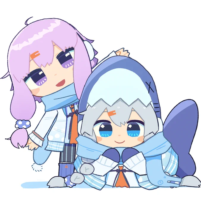 オホーツクにしてもらったサメちゃん