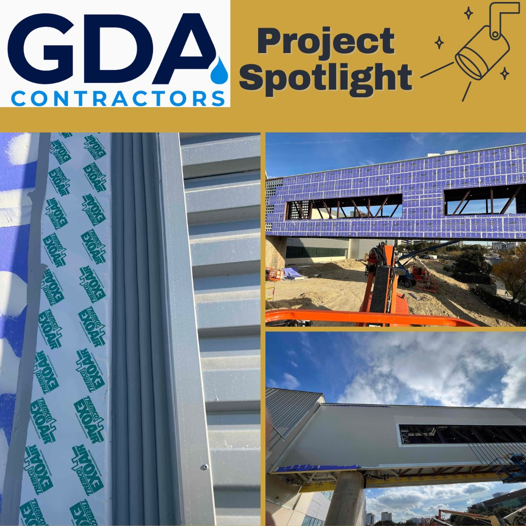 The air barrier and expansion joints are moving along nicely at this UT job in San Antonio.  #tremco  #sika #emseal