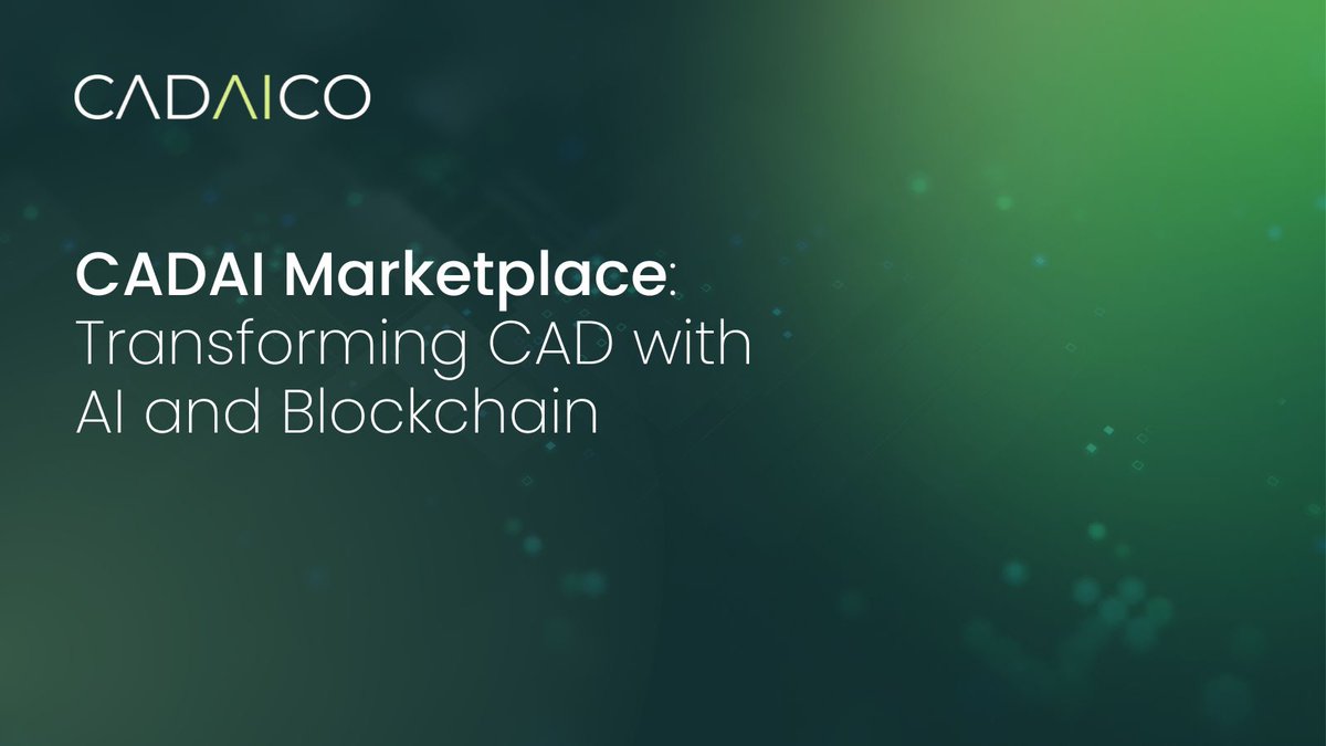 New on the Blog: CADAI Marketplace isn't just changing the game, it's creating a whole new league in CAD! Powered by #AI and #blockchain, this is where #innovation meets #impact.
Read here: tinyurl.com/yxzzfzht