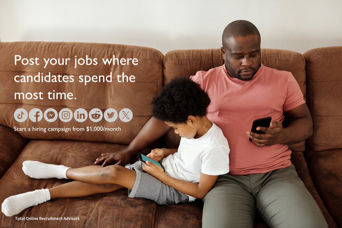 Total_ORA's tweet photo. Employers! It's Saturday morning... Do you know where your ideal candidates are?

Reach candidates where they spend the most time. Promote your jobs with a sponsored social media campaign, starting from just $1,000.

Reach out to hello@totalora.com to start.

#Recruiting https://t.co/QNFXYNQMZs