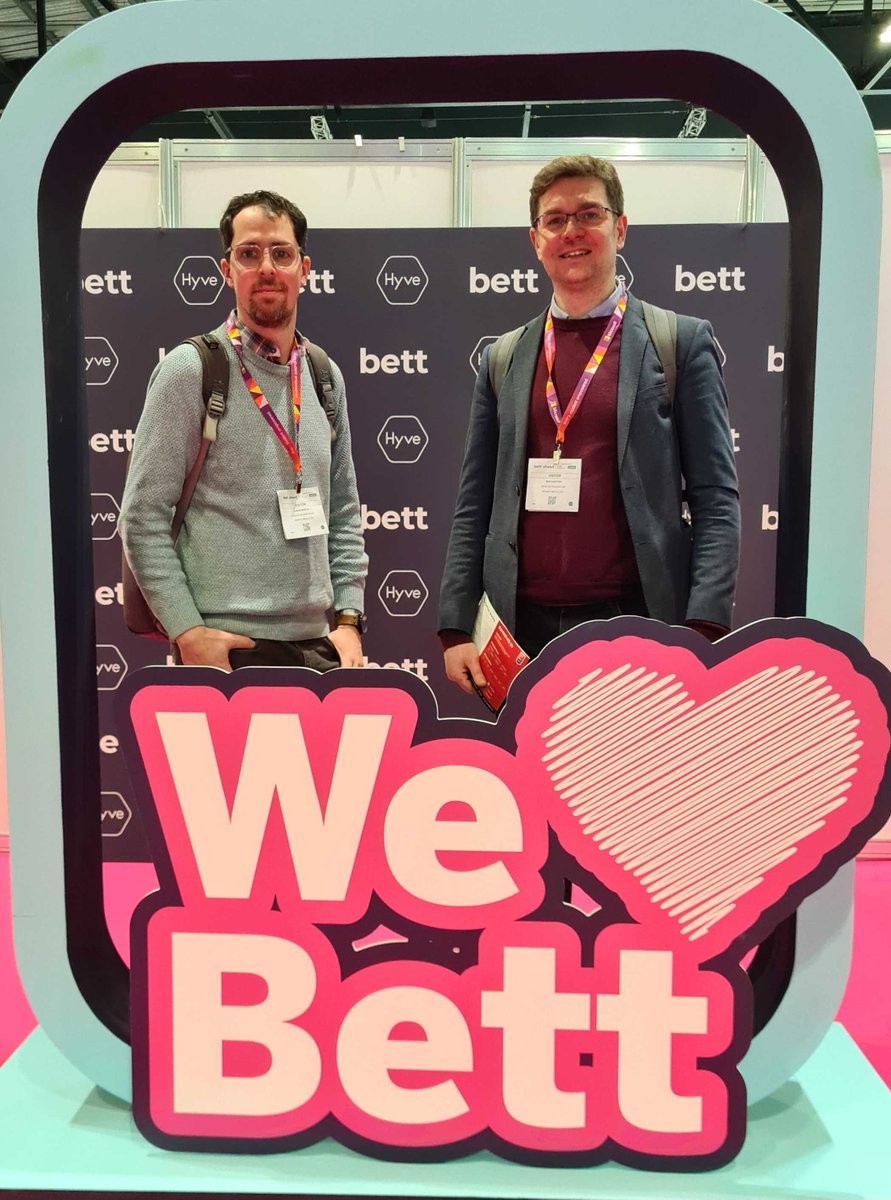 We’re at BETT 2024!  🌏 📱

Our Education Specialists, Ben and Lance, are having a fantastic time at this year’s BETT expo. 

Please do say hi if you see them there!  👋

#BETT2024 #BETTUK #EdTech #SprintEducation