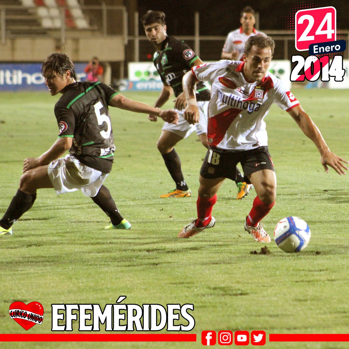 CUenelcorazon's tweet photo. 🔙UN DÍA COMO HOY EN 2014

Por la fecha 4 del torneo de clausura 2013-14 de la Primera B el Curi recibía en casa a Deportes Temuco, día viernes para presenciar el empate 0 a 0 entre Albirrojos y Albiverdes. https://t.co/Uc4GIQaIcO