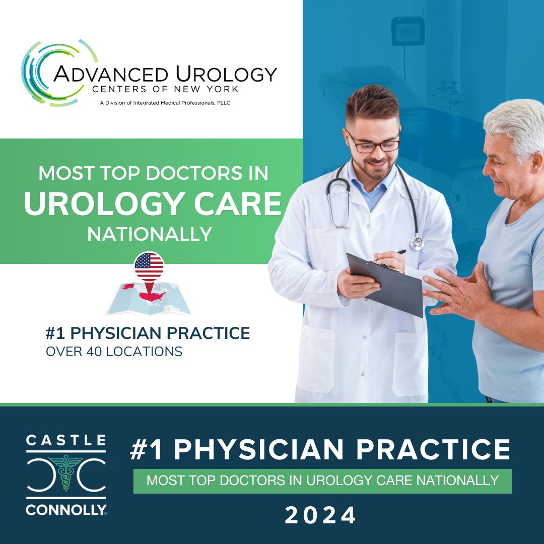 CastleConnolly's tweet image. Excited to announce that Advanced Urology Centers of New York has earned the esteemed accolade of being recognized as the #1 physician practice with the most Top Doctors in urology care nationally! 

Congratulations on this remarkable accomplishment @AUCNY!