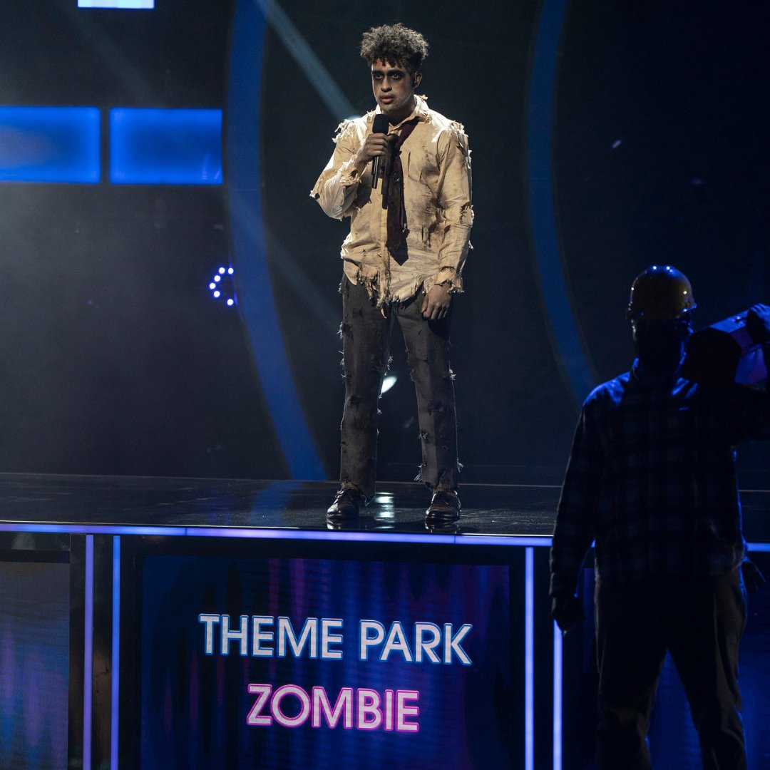 TONIGHT at 8/7c on 'I Can See Your Voice,' the competition is stiff, and the tunes are killer! 🎤🧟 Will the zombie's 'deadication' pay off, or will the fright eat him alive? Tune in tonight - it's sure to be a thriller!