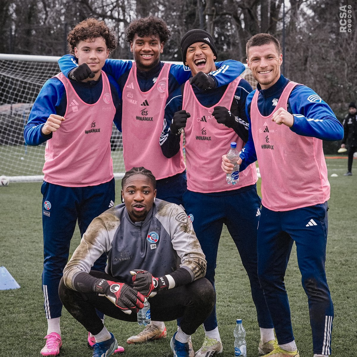 📸 Les vainqueurs du jour ! 😁 #TrainingRCSA