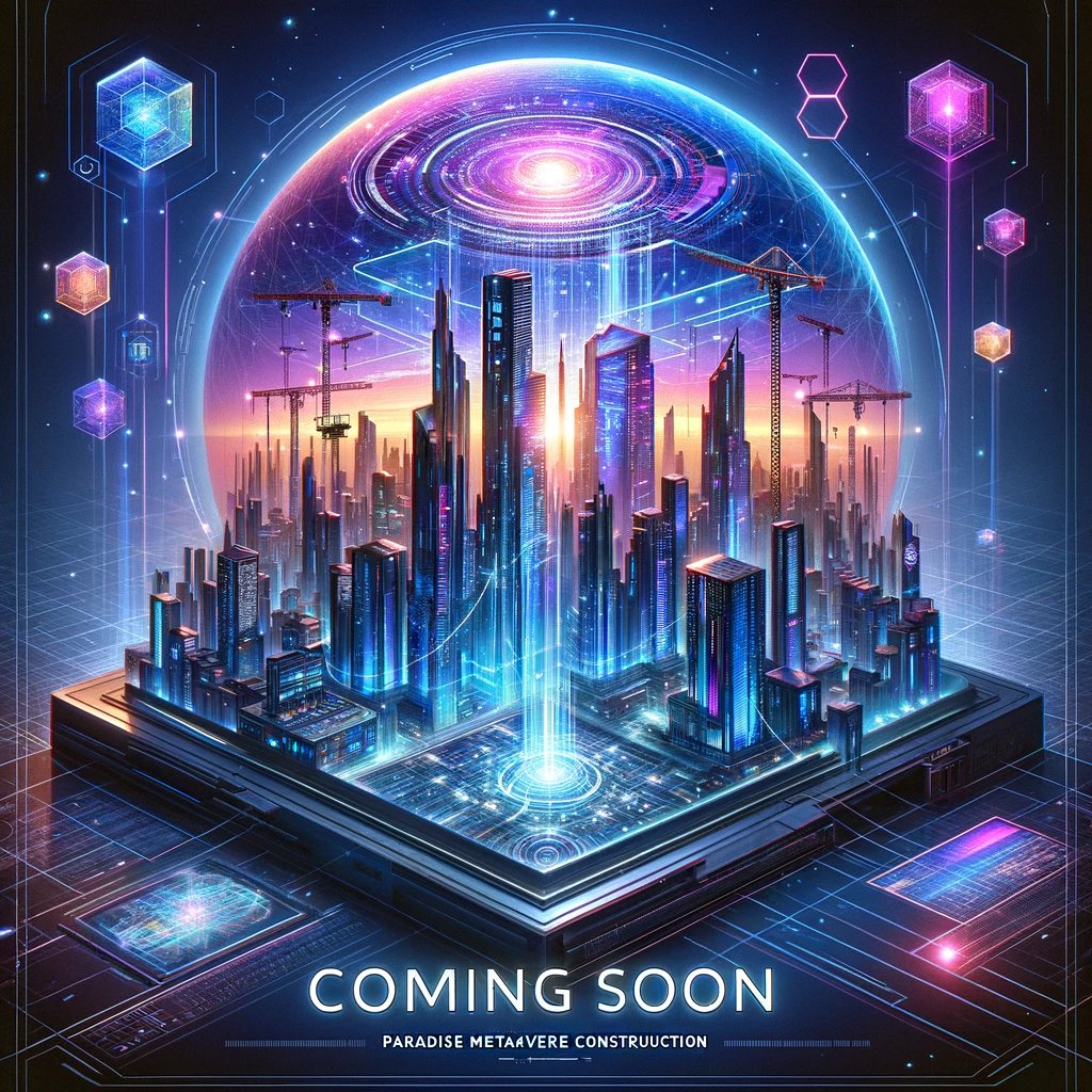 🚀 The future of digital living is almost here! Explore the sleek, vibrant world of Paradise Metaverse, where advanced technology meets boundless imagination. Stay tuned for a journey beyond reality. #ParadiseMetaverse