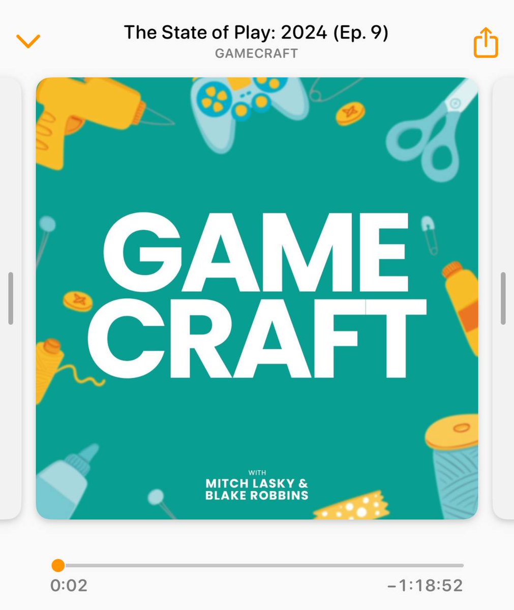 Gamecraft Podcast (@gamecraftpod) on Twitter photo We are back with Season 2!
Last season was the history lesson; this season is all about the business in 2024.
"The State of Play: 2024" is now live β <a href="/mitchlasky/">Mitch Lasky</a> and <a href="/blakeir/">Blake Robbins</a> analyze the current health of the games business.
Available on all of your favorite podcast platforms We are back with Season 2!
Last season was the history lesson; this season is all about the business in 2024.
"The State of Play: 2024" is now live β <a href="/mitchlasky/">Mitch Lasky</a> and <a href="/blakeir/">Blake Robbins</a> analyze the current health of the games business.
Available on all of your favorite podcast platforms