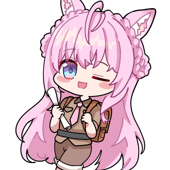 調査中のこんこよ #こよりすけっち