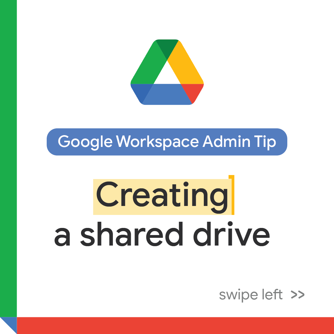 AskWorkspace's tweet photo. Unlock an admin tip: Easily create a shared drive on Google Workspace for efficient file management. 👉🌐 https://t.co/TczzFmioQi  #GoogleWorkspace #SharedDrive https://t.co/kLP3GLCqCc