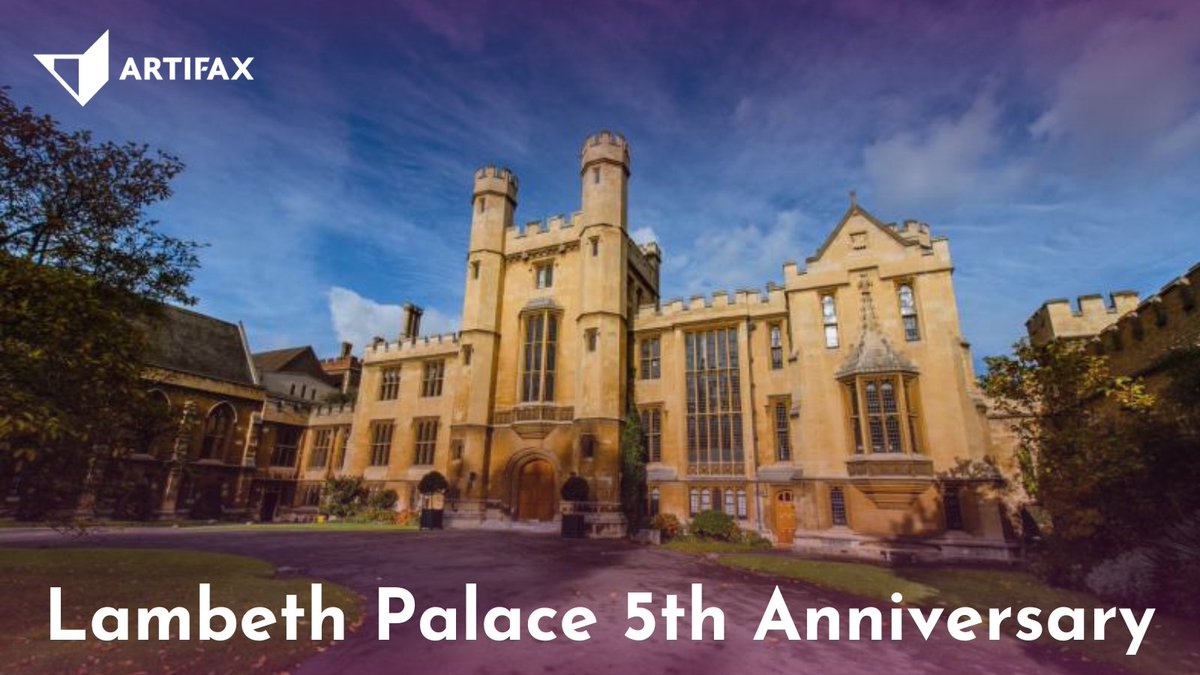 Artifaxsoftware's tweet image. Today we&apos;re celebrating Lambeth Palace&apos;s 5th Artifax Anniversary! It really is a privelege to work with such an iconic venue, and we look forward to many more years of partnership. #EmpoweredbyArtifax