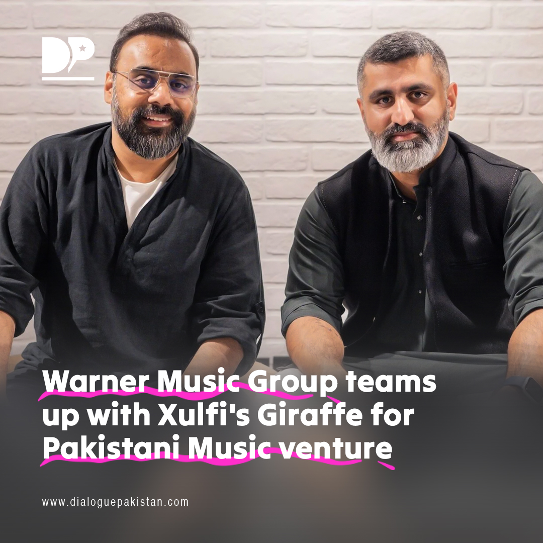 Warner Music Group (WMG) to join forces with Giraffe, a Pakistani music and audio production company co-founded by Xulfi and CEO Muhammad Ibrahim.

dialoguepakistan.com/en/life-style/…

#DialoguePakistan #WarnerMusicGroup #TeamsUp #Xulfis #Forces #Giraffe #PakistanMusicVenture