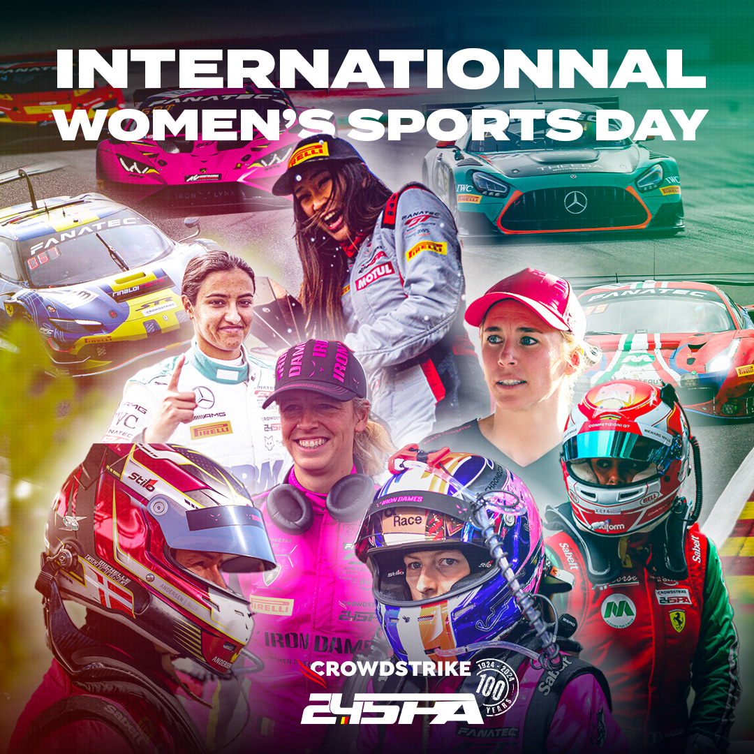 Happy International Women's Sports Day to the fiendishly fast females of Spa-Francorchamps 🚀 #Spa24h 💯