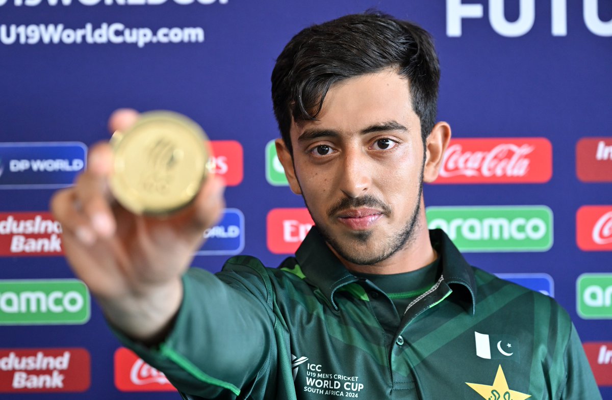 Azan Awais is the player of the match for his calm and composed 6️⃣3️⃣* to steer Pakistan U19 to victory 🌟 #PakistanFutureStars | #U19WorldCup | #PAKvNEP