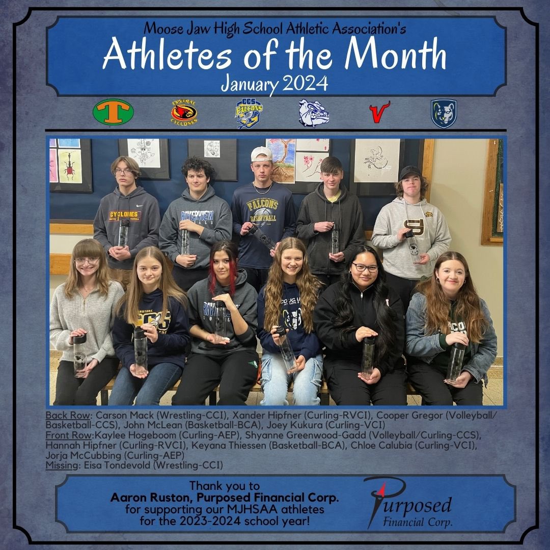 Congratulations to our athletes of the month Xander and Hannah!