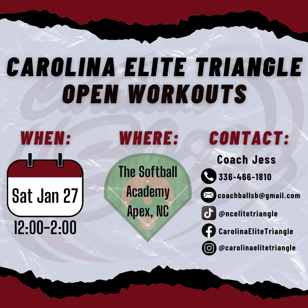 We are looking for a few more missing pieces to round out the squad. We will consider all positions, but pitching and versatility are a plus! If you are aren’t afraid of hard work or adversity, and have goals of playing at the next level, come check us out! #BeElite