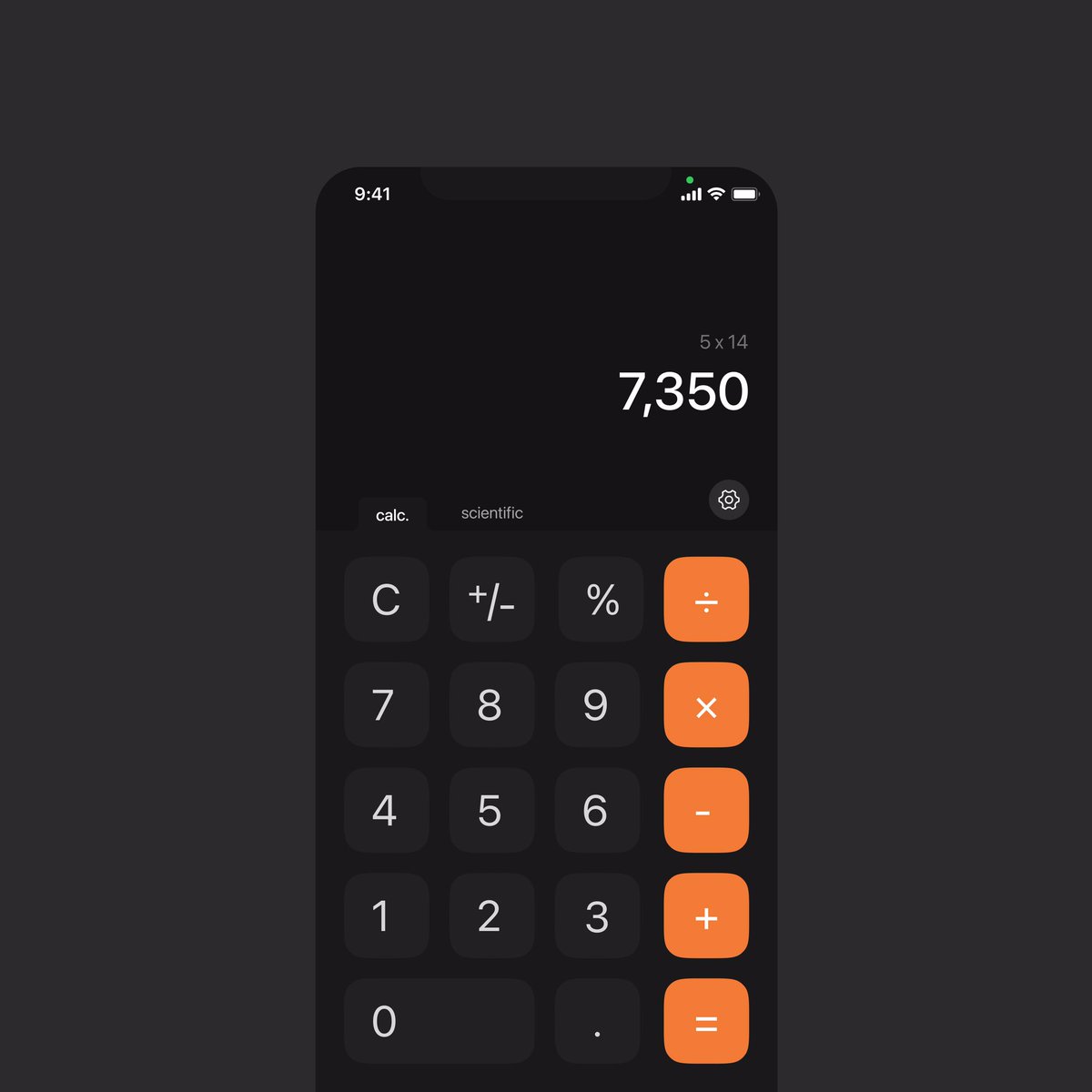 005
Calculator UI
 •#100daysUI