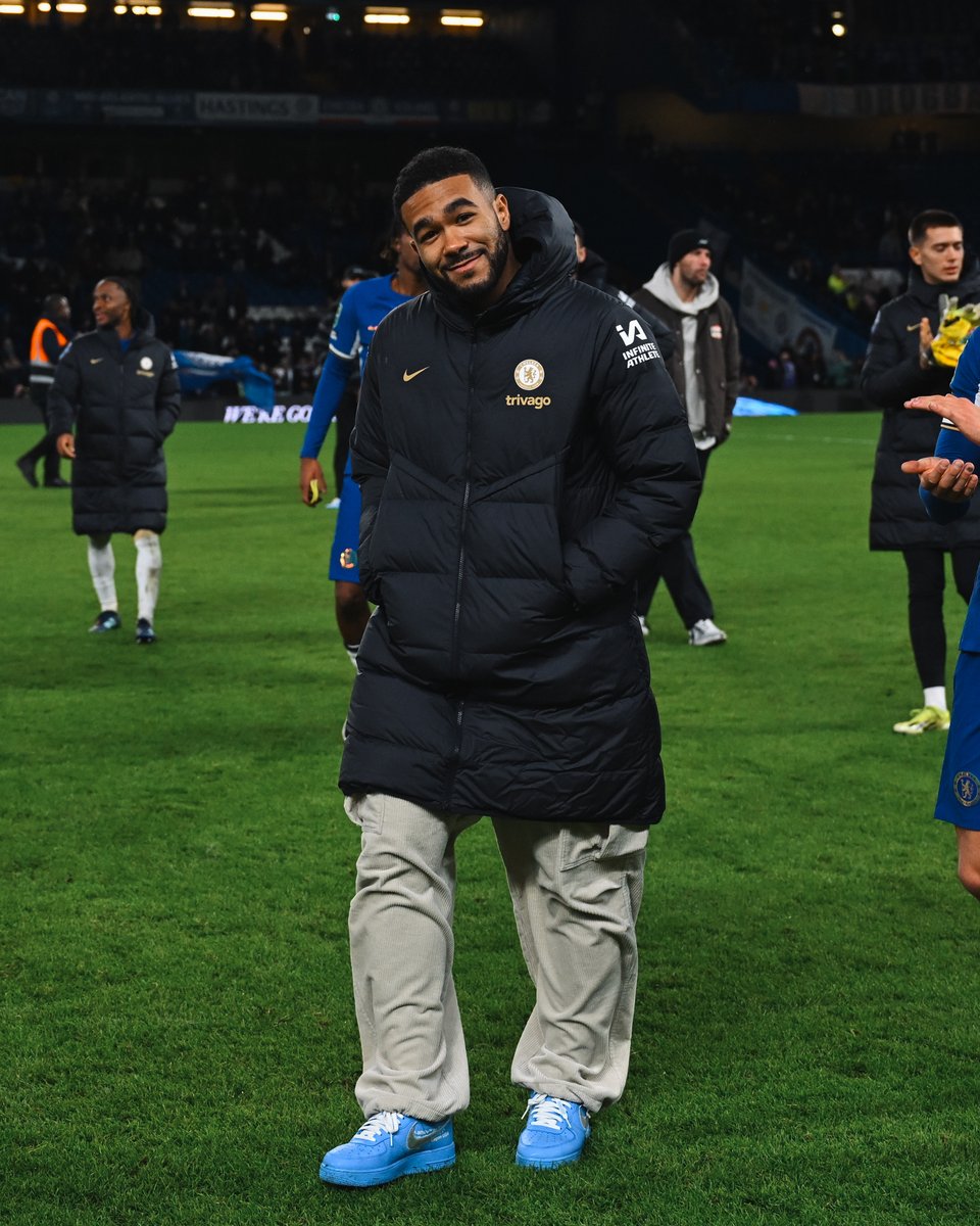 ChelseaFC's tweet photo. That's our skipper. 💙

@ReeceJames | #CFC | #CarabaoCup https://t.co/14svTOCDXx