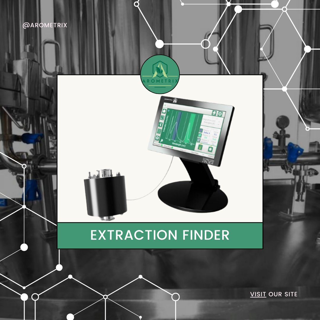 arometrix's tweet image. Take the guesswork out of your process.  Check out our website for more info.
#arometrix #extractionfinder #solventless #solventlessextraction #distillation #cbd #product #labequipment #processing #science #stem #technology #shortpathdistillation #moleculemonitor #cannabis