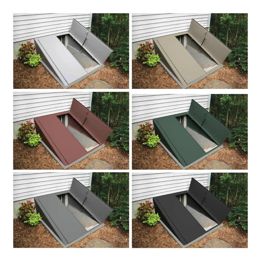 TheBilcoCompany's tweet photo. Whether you'd like to add a pop of color or have a sleek and modern look – BILCO basement doors are available in six different colors to compliment the exterior of any home. https://t.co/CYNCHdbpUE #BILCO #BILCODoors #Basement #BasementDoors #AIA #ExperienceInnovation https://t.co/71glAfEvvW