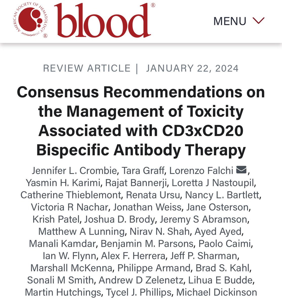 👏congrats and thanks to <a href="/VictoriaNachar/">Victoria Nachar</a> for representing #oncopharm on this super important issue. We finally have consensus guidelines on how to manage these common toxicities! doi.org/10.1182/blood.…