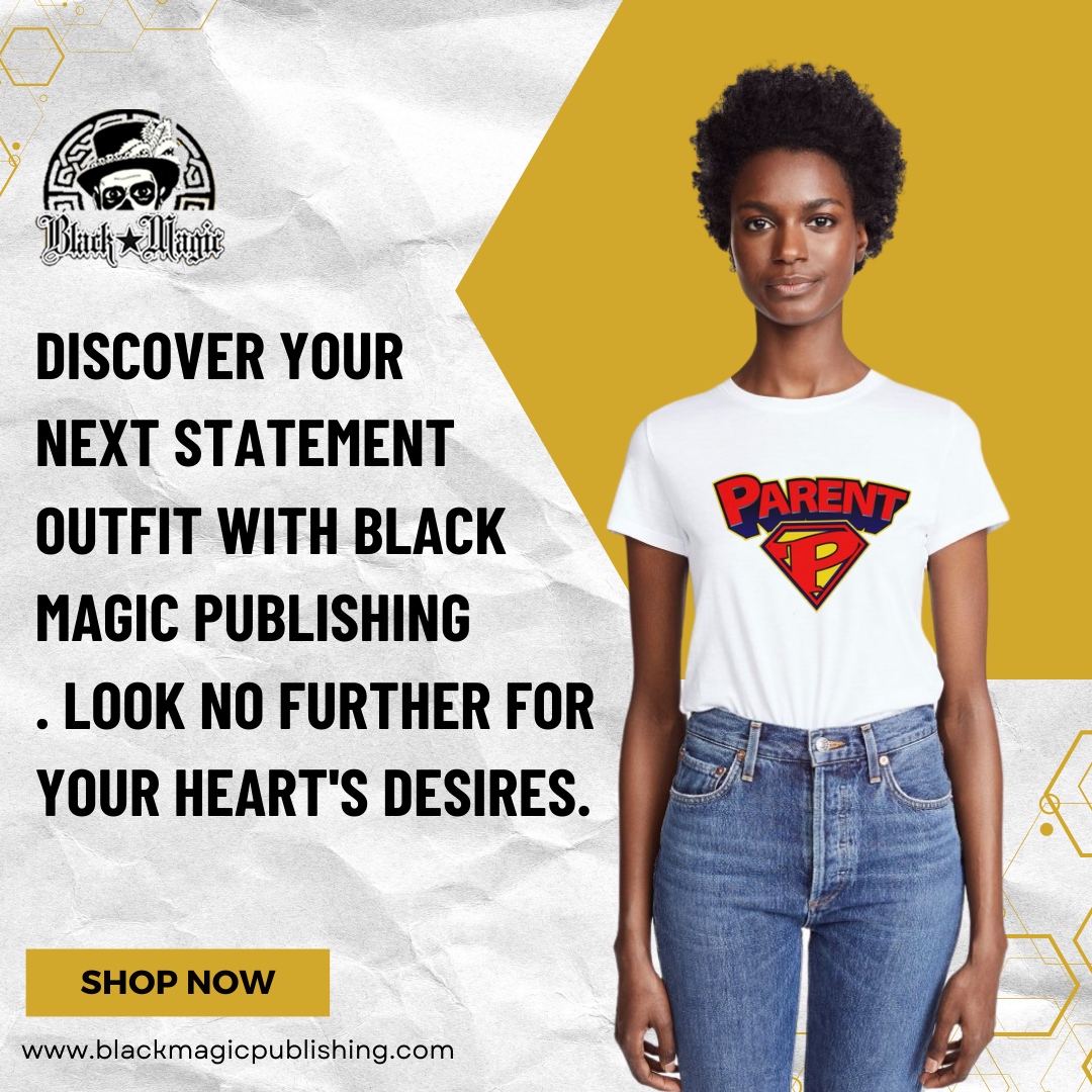 Your heart's desires, now in every stitch.

Shop now! 

Visit our website or call us.

🌐 blackmagicpublishing.com
📞 602-750-4451

#PositiveChange #AfricanAmericanCulture #EmpowermentThroughArt #CommunityUnity #CelebrateDiversity #ArtForChange #SupportLocalCauses