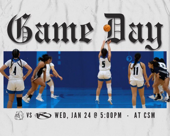 CSM_WBB's tweet photo. PROTECTING THE DOG HOUSE TONIGHT 🏡🐶

📆 TODAY: January 24
🆚 Ohlone College 
⌚️ 5:00pm
📍 College of San Mateo 
📺 https://t.co/y014jpLxyG
🎟️ Available for purchase at the door

#GoDogs https://t.co/XCbFyltgbn