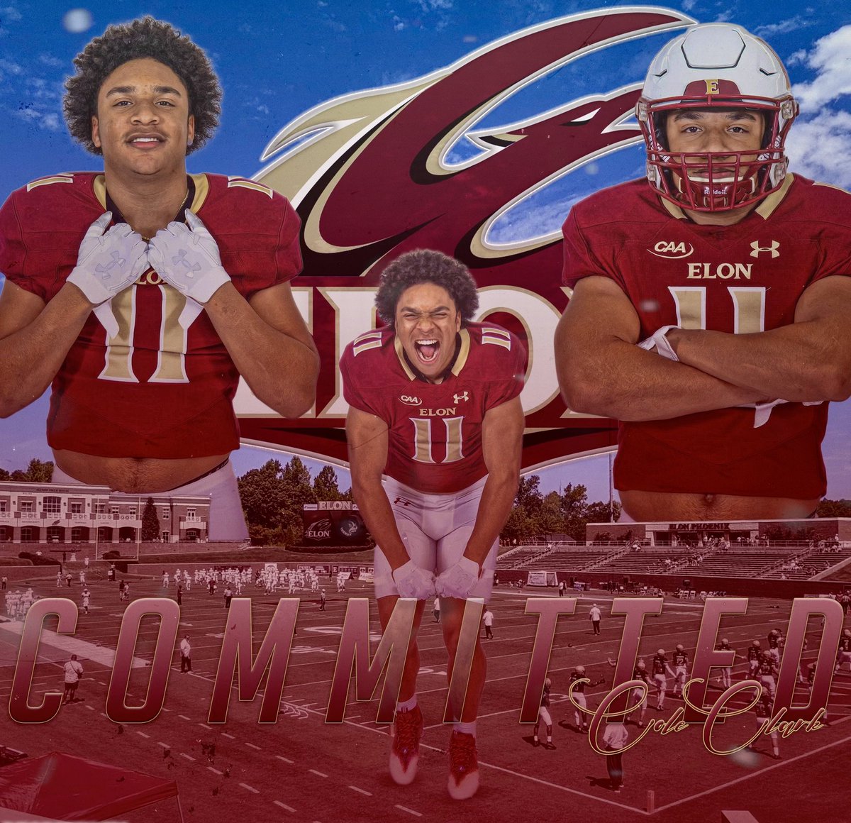 Proverbs 16:3 Beyond blessed and thankful to announce my commitment to @ElonFootball! @CoachP_eterson