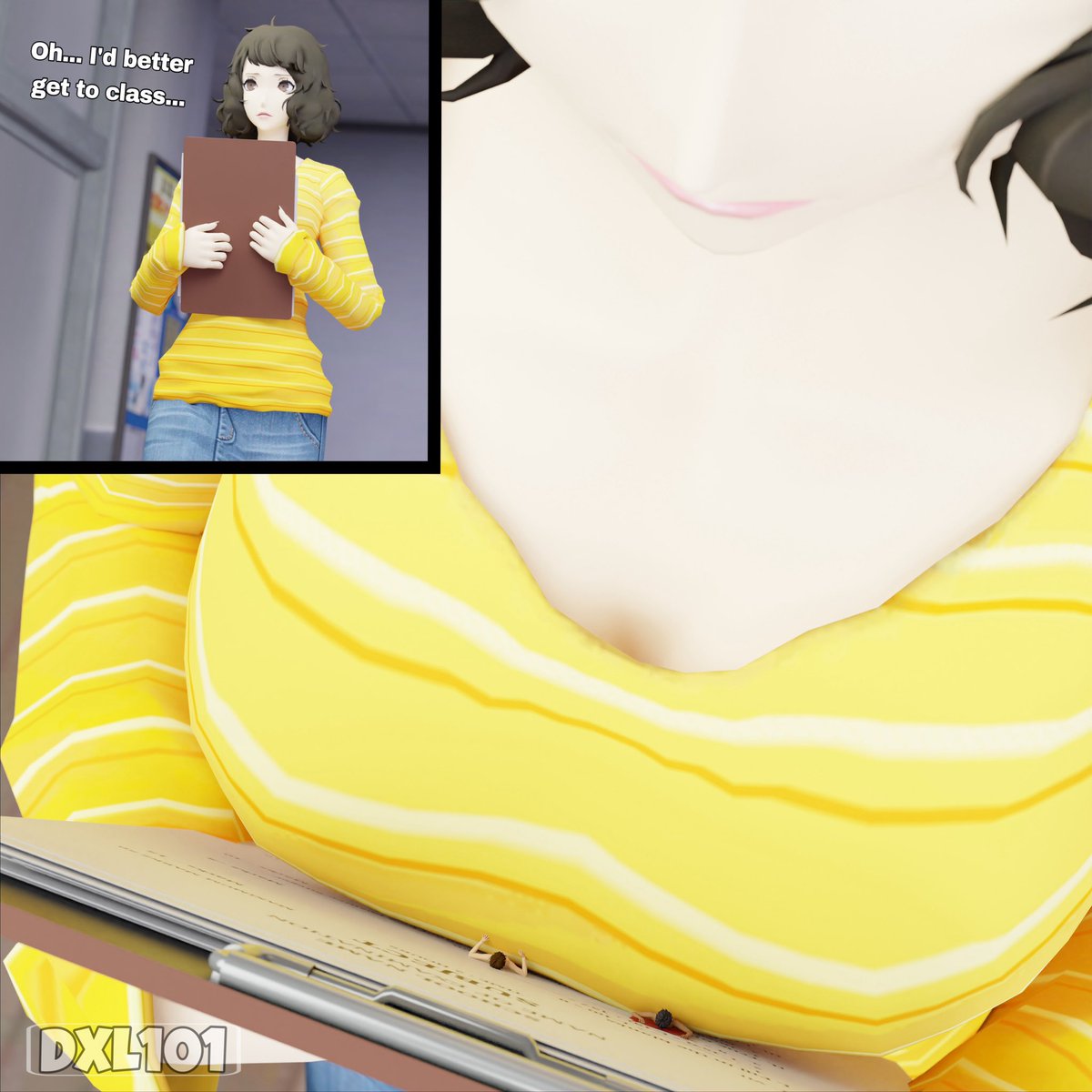 ~ Beneath Kawakami ~

#Persona5 #Giantess #Sizetwitter #Sizefetish