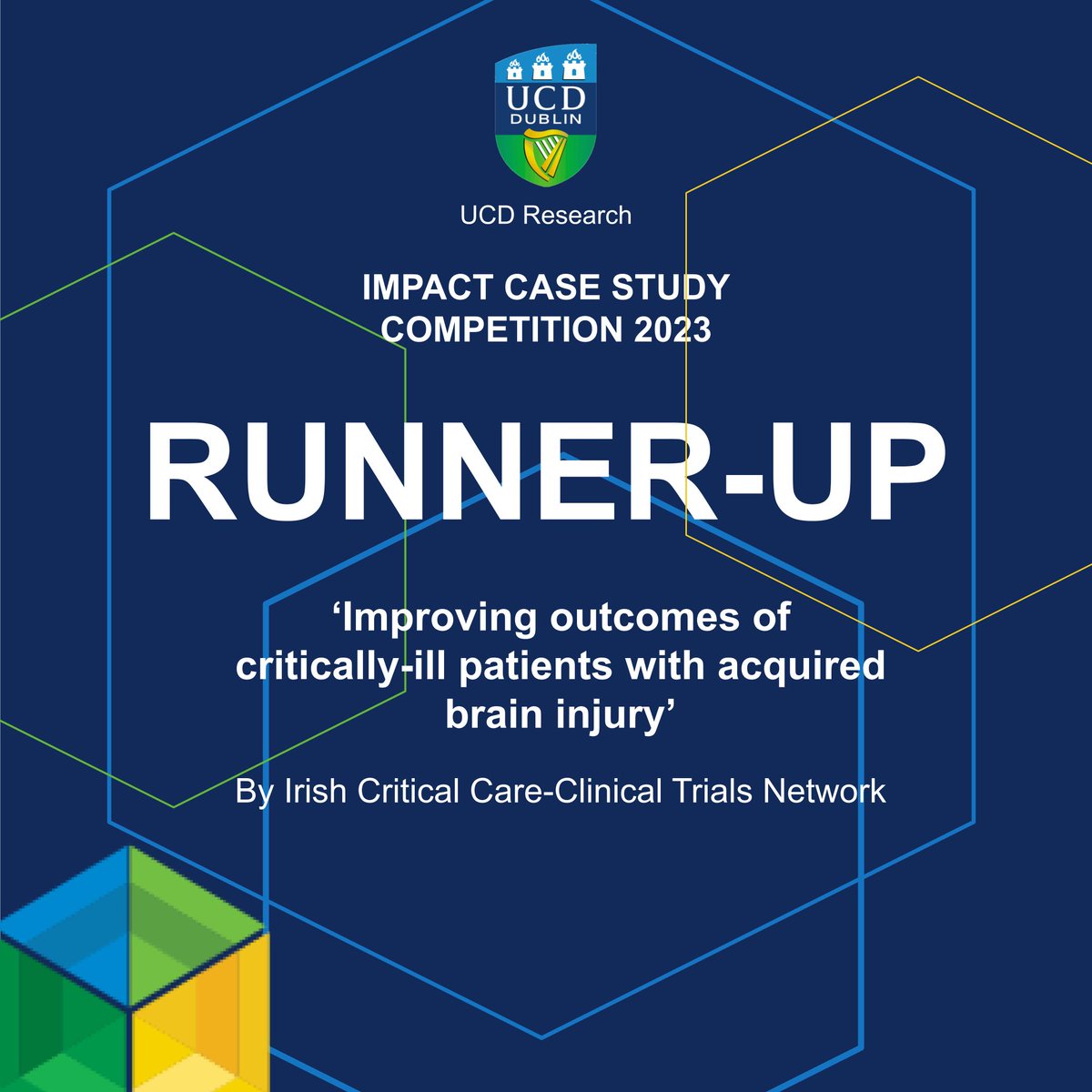 Finalist: ‘Improving outcomes of critically-ill patients with acquired brain injury’ @ICCCTN's research has informed clinical guidelines, thereby improving outcomes for thousands of patients, and reducing healthcare and societal costs. ➡️ucd.ie/research/impac…