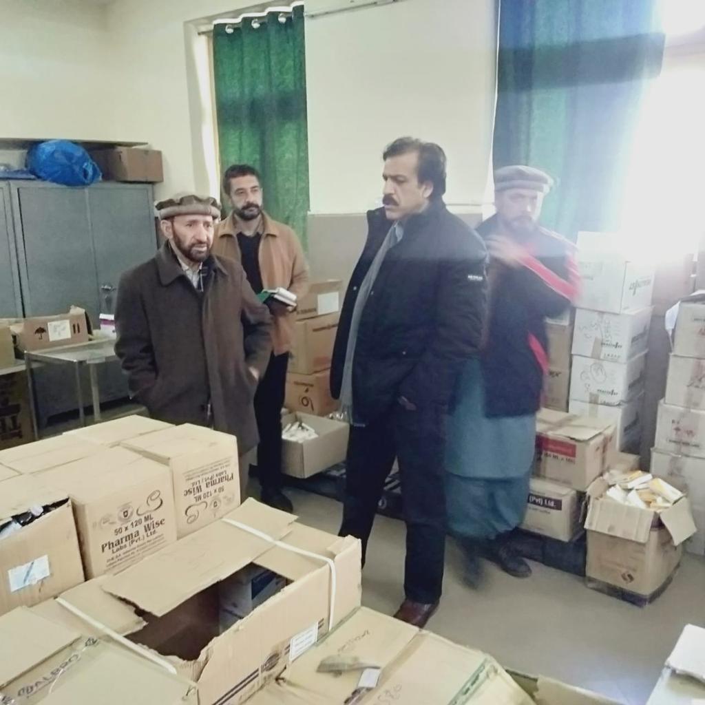 Visit report of the Secretary Health GB to Muhammad abad hospital:-Millions of thanks to the Secretary Health GB for his surprised visit to the 30 beded Muhammad Abad hospital Danyore today.He