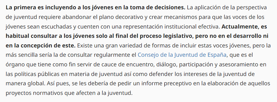 Buenísima noticia. Junto con @14_kilian y @andreahenryy del @_CJE_ pedimos justamente esto hace un mes. Y explicábamos que debe tener dos condiciones: 1.- Participación juvenil ✅ 🔗agendapublica.elpais.com/noticia/18947/…