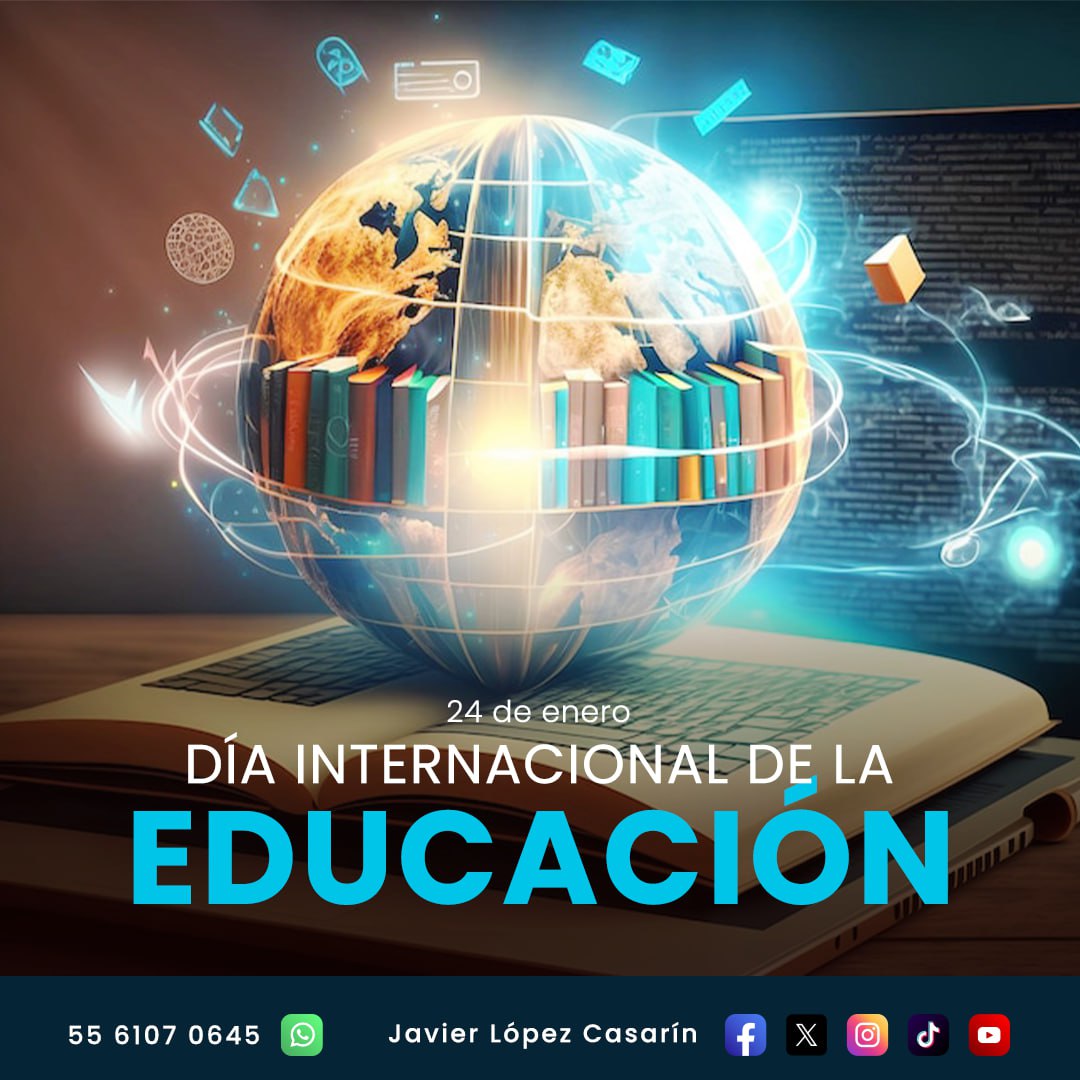El #DíaInternacionaldelaEducación debe ser un recordatorio para nosotros de que la educación es la llave que abre las puertas al conocimiento, la igualdad y el progreso.
