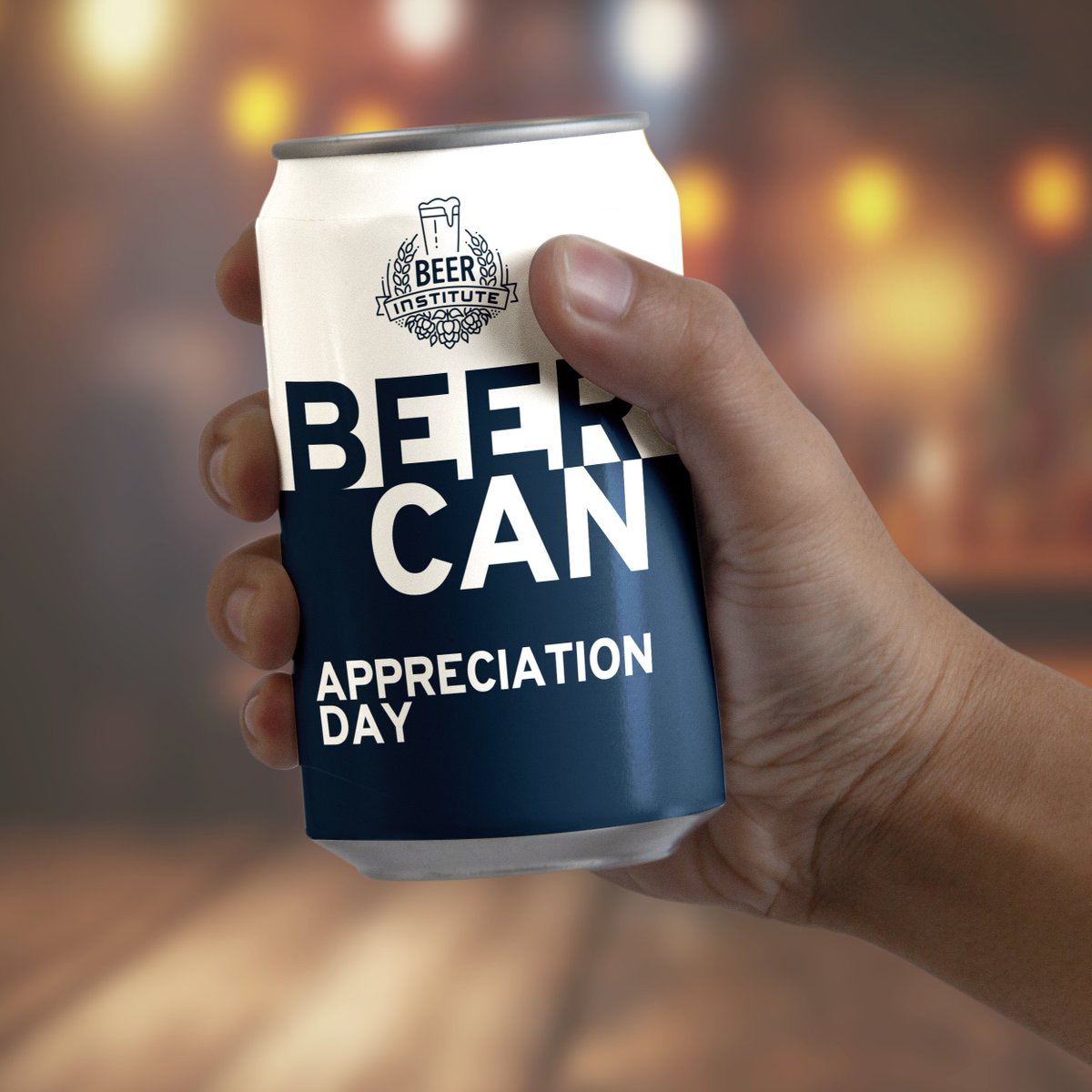 beerinstitute's tweet photo. Today's #BeerCanAppreciationDay! We'll be celebrating the aluminum beer can and shining a light on the unsung hero of the brewing process all day long. Stay tuned! #Cheers 🍻 https://t.co/QWsl6PDWoL