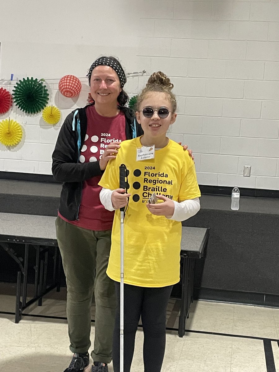 ColsonES's tweet photo. Avi recently participated in this year's Braille Challenge.
She placed 1st in the Sophomore Category, competing against 5th and 6th grade students. Later this year, Avi will learn if she's eligible to compete at Nationals in California for a 3rd year in a row. #ColsonProud https://t.co/uwihNBPGwC